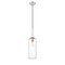 Z-Lite Monty 1 Light Pendant, Brushed Nickel And Seedy 738P22-BN - alternate 1